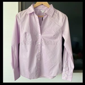 New Calvin Klein Office Work Button Down Shirt in Lilac - Small